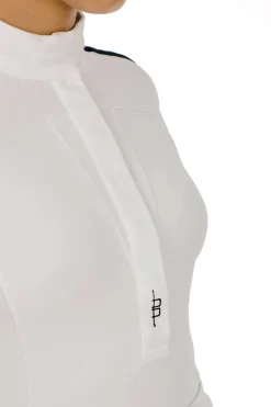Hot horseware AA Evora kortermet stevneskjorte WH/AB