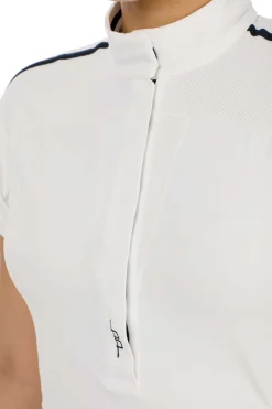 Hot horseware AA Evora kortermet stevneskjorte WH/AB