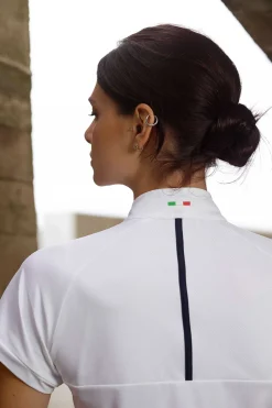 Hot horseware AA Evora kortermet stevneskjorte WH/AB