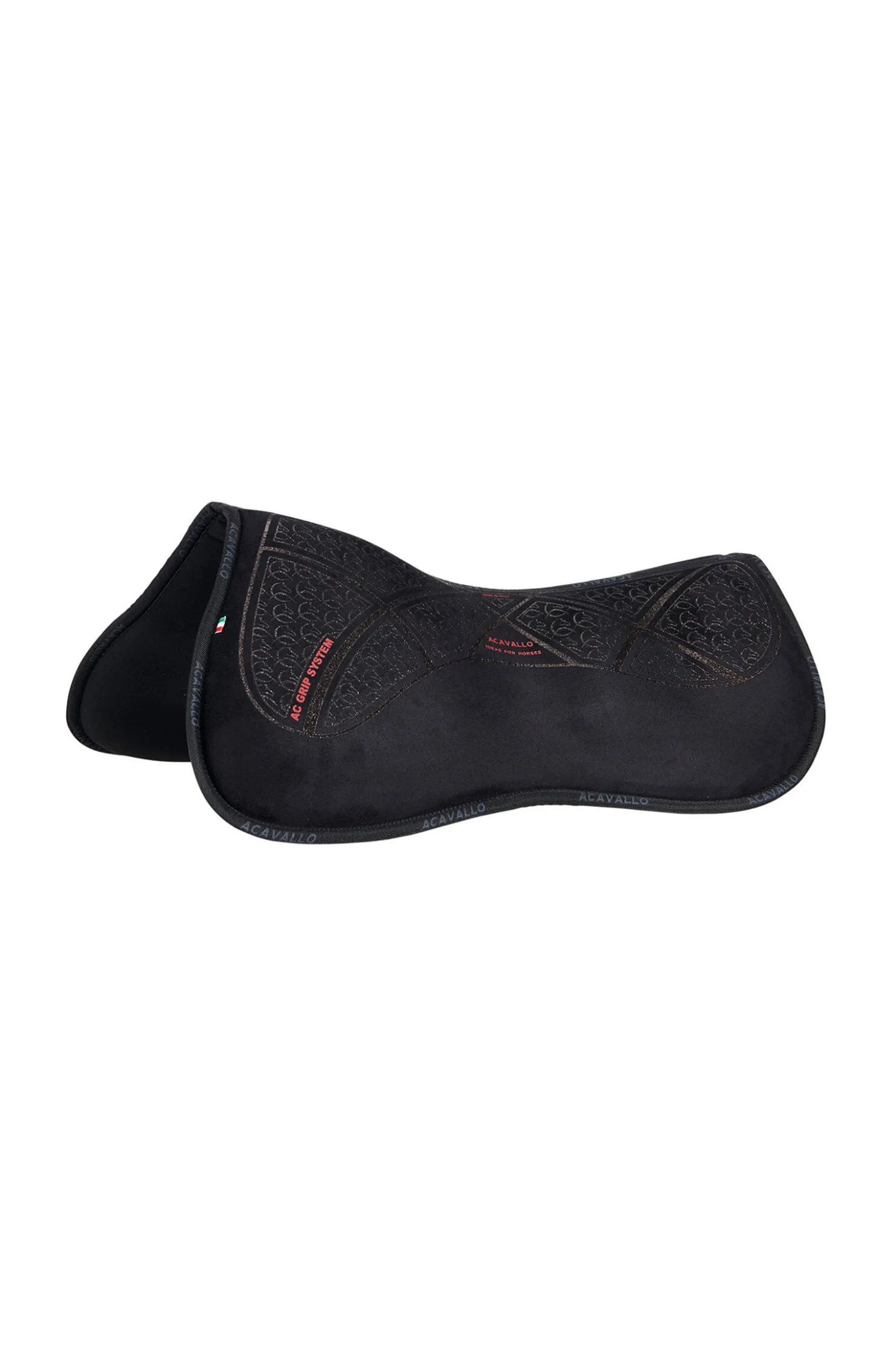 acavallo AC-Grip System & Memory Foam halvpad Black/Bronze