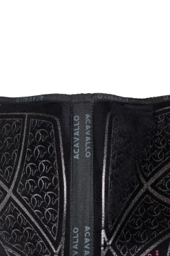 acavallo AC-Grip System & Memory Foam halvpad Black/Bronze