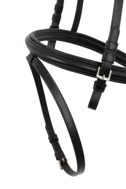 New horze anatomisk tøyle Francis Crown Black