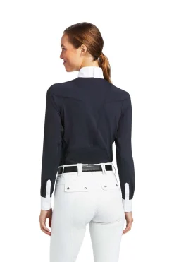 Outlet ariat Auburn langermet stevneskjorte, dame DB/AB