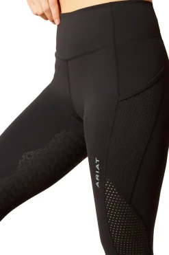 Online ariat Breathe Eos dames kneforsterkede ridetights Black