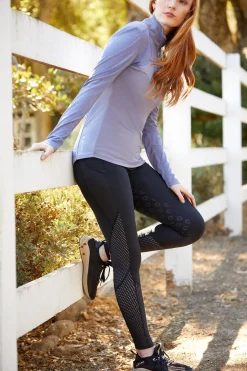 Online ariat Breathe Eos dames kneforsterkede ridetights Black