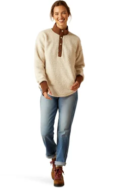 Sale ariat Doyen Sweatshirt Natural/SoftSilt