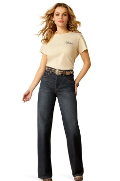 Outlet ariat Eagle Proud T-Skjorte Natural