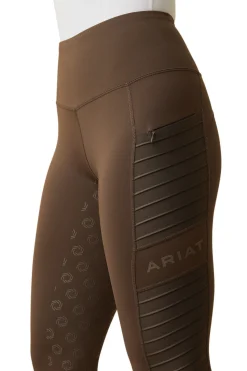 Best ariat Eos Moto helforsterket ridetights, dame BarkBrown