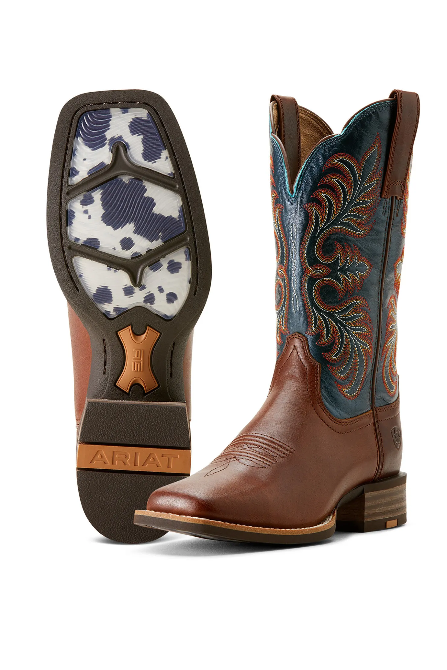 ariat Fatbaby Gillette Westernstøvler VintageCaramel/EndlessSea