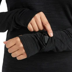 Sale ariat Gridwork baselag med 1/4 glidelås Black