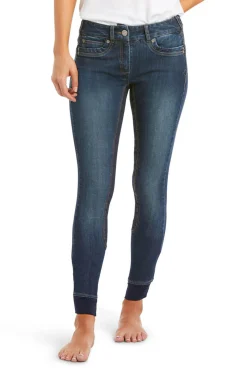 Discount ariat Halo Denim dames helforsterkede ridebukser DB/AB