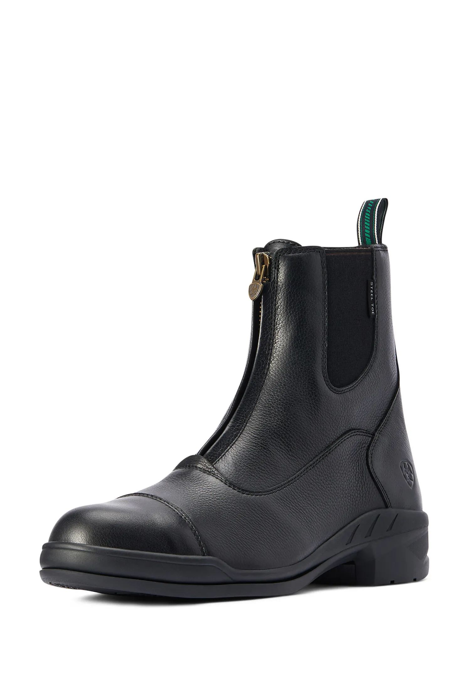 Clearance ariat Heritage IV Zip Steel Toe herre halvhøye støvler med ståltå Black