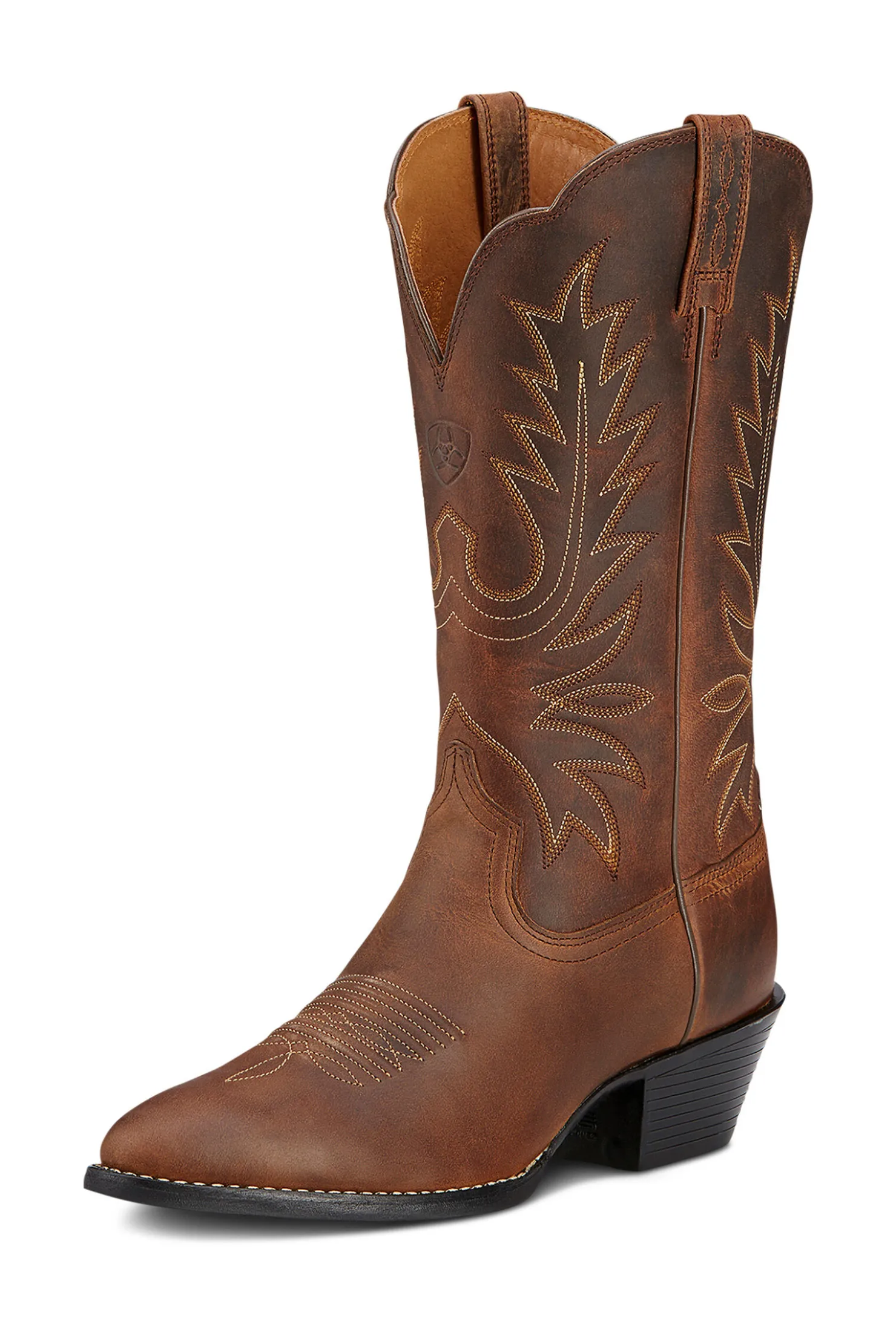 Best ariat Heritage Western R Toe landsstøvler for kvinner DISTBRN