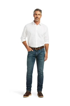 Discount ariat M8 Modern Tekstretch Slim Leg jeans til herre Sebastian