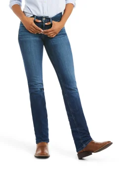 ariat PR Real Abby rette jeans, dame DenimBlue