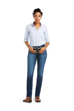 ariat PR Real Abby rette jeans, dame DenimBlue