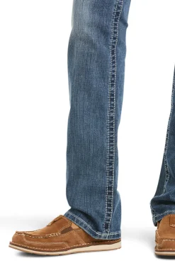 Outlet ariat REAL Stretch Icon rette jeans, dame DenimBlue