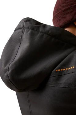 Outlet ariat Rebar DuraCanvas fôret jakke til dame Black