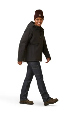 Outlet ariat Rebar DuraCanvas fôret jakke til dame Black