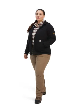 ariat Rebar Regulator jakke med glidelås til dame Black