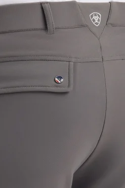 New ariat Ridebukser med tri-faktor-grep for knelapper for menn Palomagrey