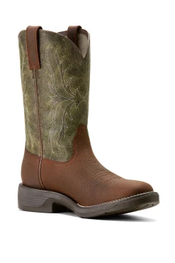 Sale ariat Ridgeback landsstøvler for menn ToffeeBrown/MossGreen