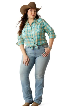 New ariat Roping Rutet Skjorte BreezePlaid