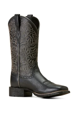 Sale ariat Round Up Remuda westernboots til dame BlackDeertan
