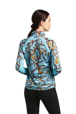 Online ariat Sunstopper 2.0 skjorte med 1/4 glidelås, dame MetallicBlack