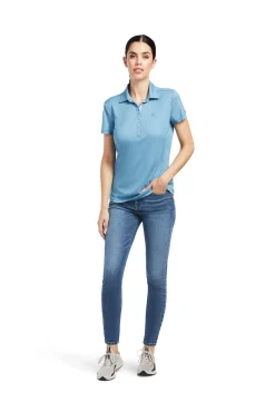 Online ariat Talent poloskjorte, dame Saxonyblue