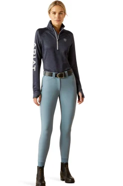 Sale ariat Tek Team 1/2 Zip Sweatshirt OmbreBlueHeather