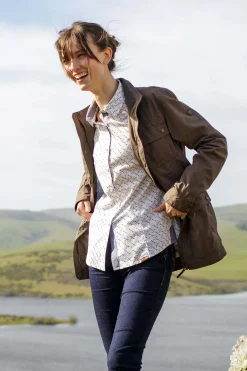 Online ariat Tomales-skjorte for kvinner BitPrint