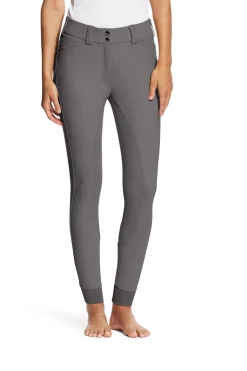 Clearance ariat Tri Factor helforsterkede ridebukser med silikongrep for damer Palomagrey