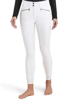 Online ariat Tri Factor X Bellatrix dames helforsterkede ridebukser WH/AB