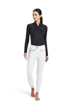 Online ariat Tri Factor X Bellatrix dames helforsterkede ridebukser WH/AB