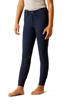 Best ariat Ungdoms Prelude 2.0 Kneplaster Ridebukser NavyEclipse