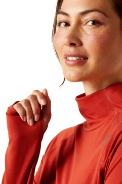 Discount ariat Venture langermet baselag til dame RedOchre