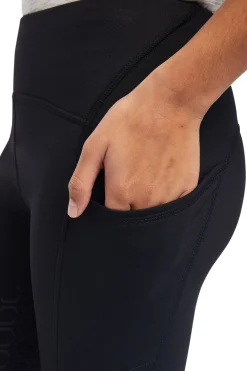 New ariat Venture Thermo barn ridetights med knestykker Black