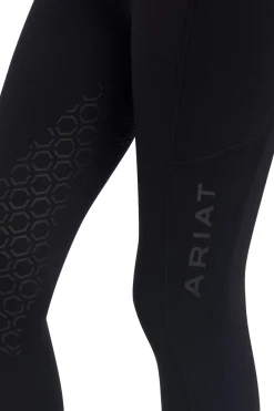New ariat Venture Thermo barn ridetights med knestykker Black