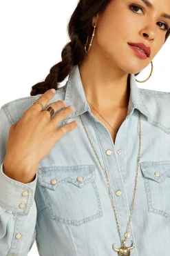 Clearance ariat Women BleachedChambray