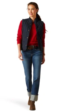 Discount ariat Woodside Vest Navy