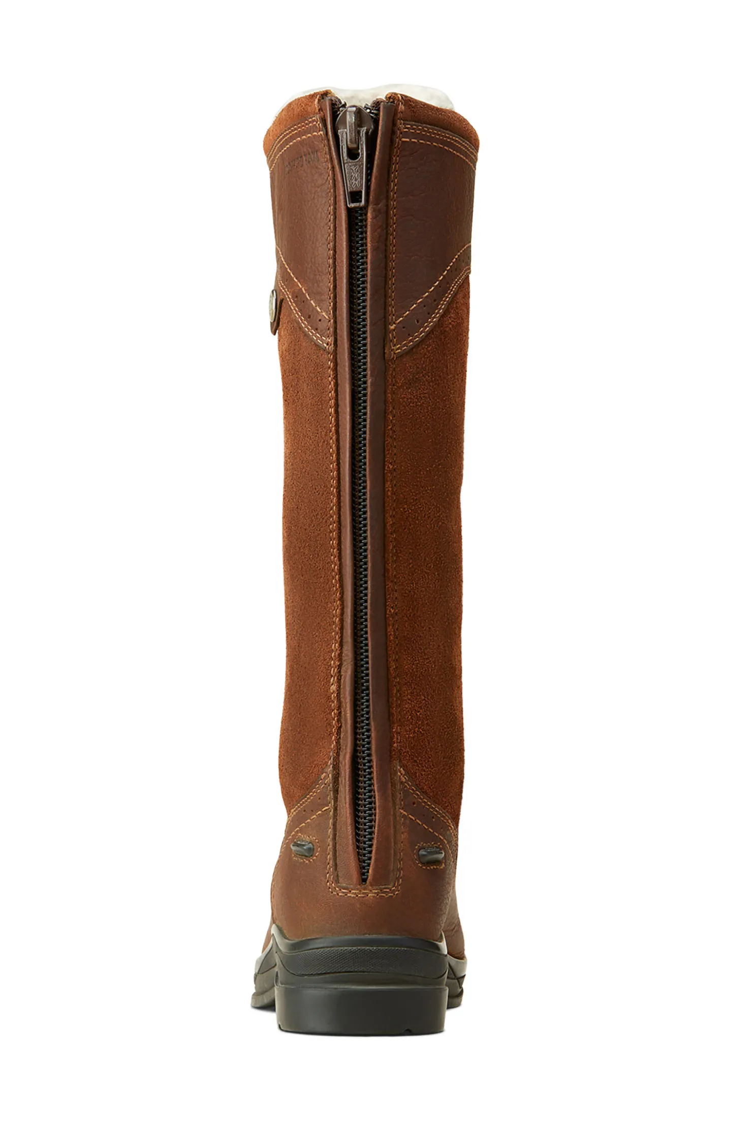 Outlet ariat Wythburn Tall vanntette støvler for kvinner DarkBrown