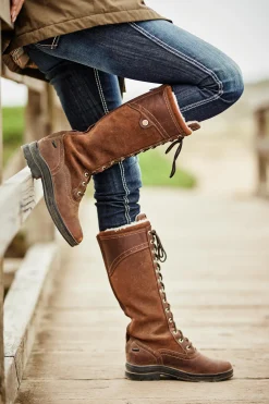 Outlet ariat Wythburn Tall vanntette støvler for kvinner DarkBrown