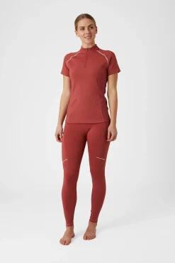 Clearance bvertigo B Vertigo Adara treningsskjorte, dame MineralRed