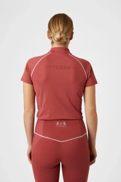 Clearance bvertigo B Vertigo Adara treningsskjorte, dame MineralRed