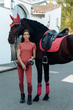 Clearance bvertigo B Vertigo Adara treningsskjorte, dame MineralRed