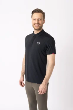 Clearance bvertigo B Vertigo Aidan sømløs poloskjorte til herre AnthraciteDarkGrey