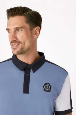 bvertigo B Vertigo Alex funksjonell poloskjorte, herre InfinityBlue/White