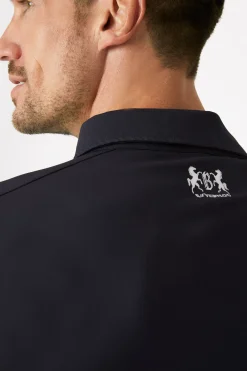 bvertigo B Vertigo Alex funksjonell poloskjorte, herre InfinityBlue/White