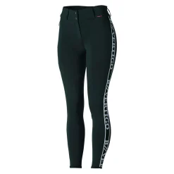 Sale bvertigo B Vertigo Angelika funksjonell ridebukse med høyt liv, helforsterket med silikon, dame ScarabGreen